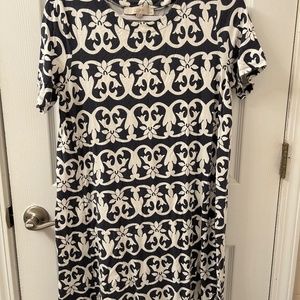 Loft petite swing dress